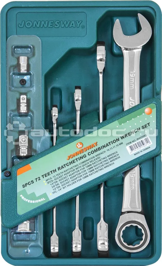 JONNESWAY W45508S Набор ключей трещоточных