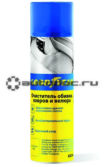 GOODYEAR Очиститель обивки, ковров и велюра