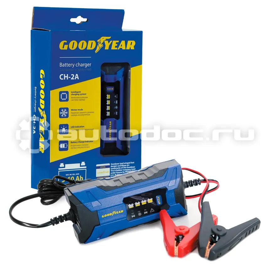 GOODYEAR Электронное зарядное устройство для свинцово-кислотных АКБ