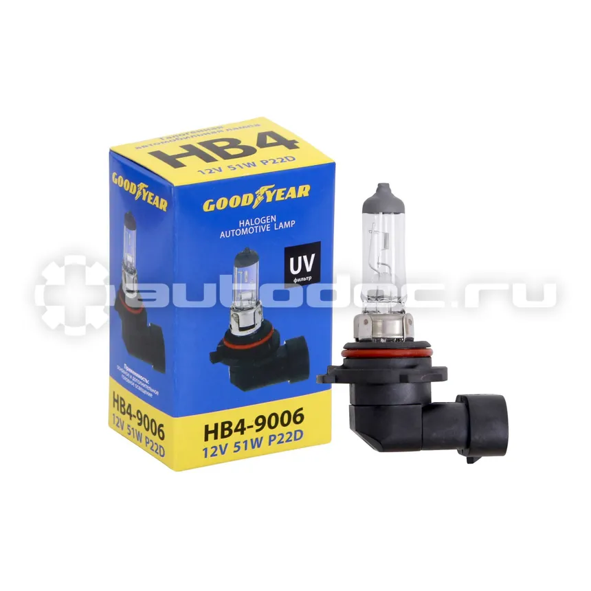 GOODYEAR Автолампа НB4 12V 51W P22d