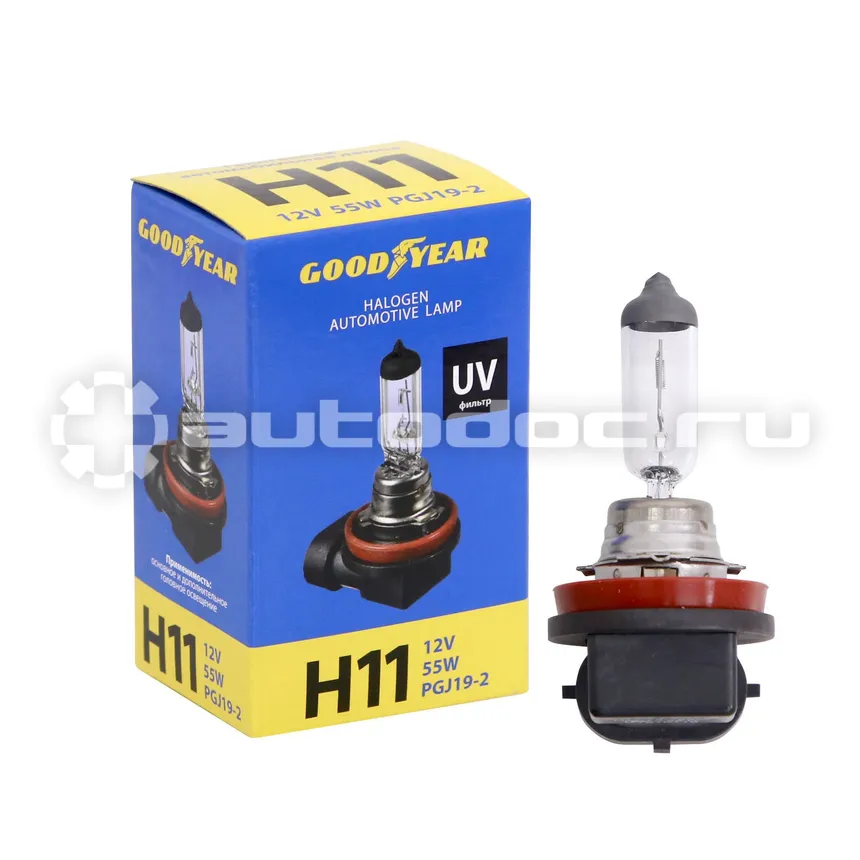 GOODYEAR Автолампа Н11 12V 55W PGJ19-2