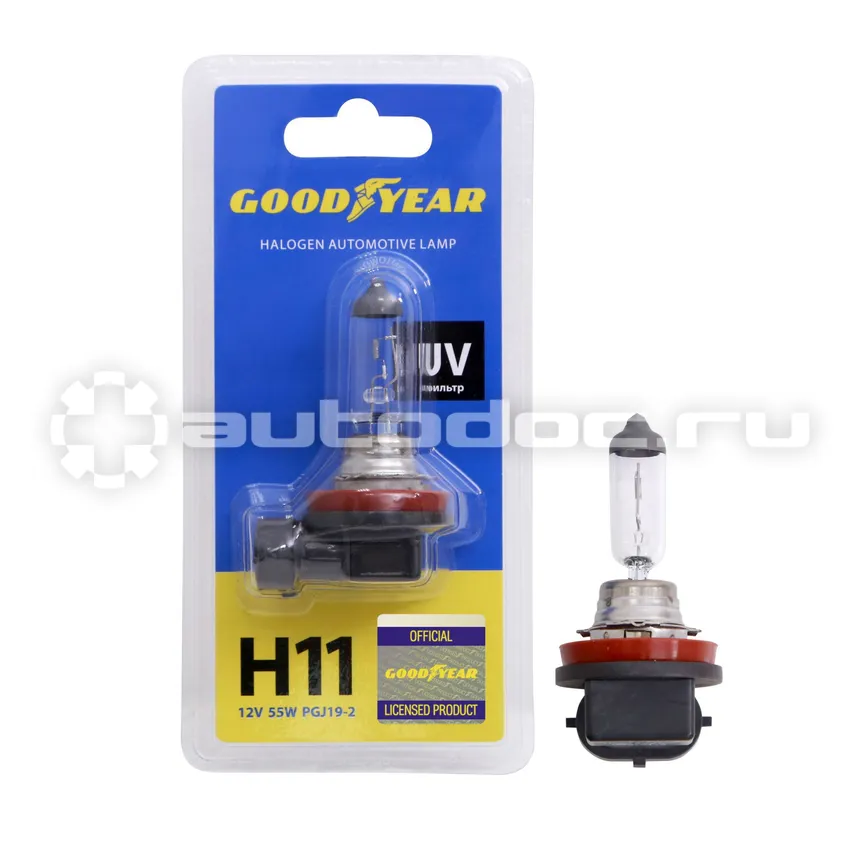 GOODYEAR Автолампа Н11 12V 55W PGJ19-2