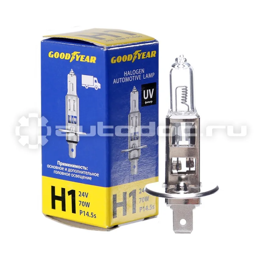 GOODYEAR Лампа галогенная Н1 24V 70W P14,5s