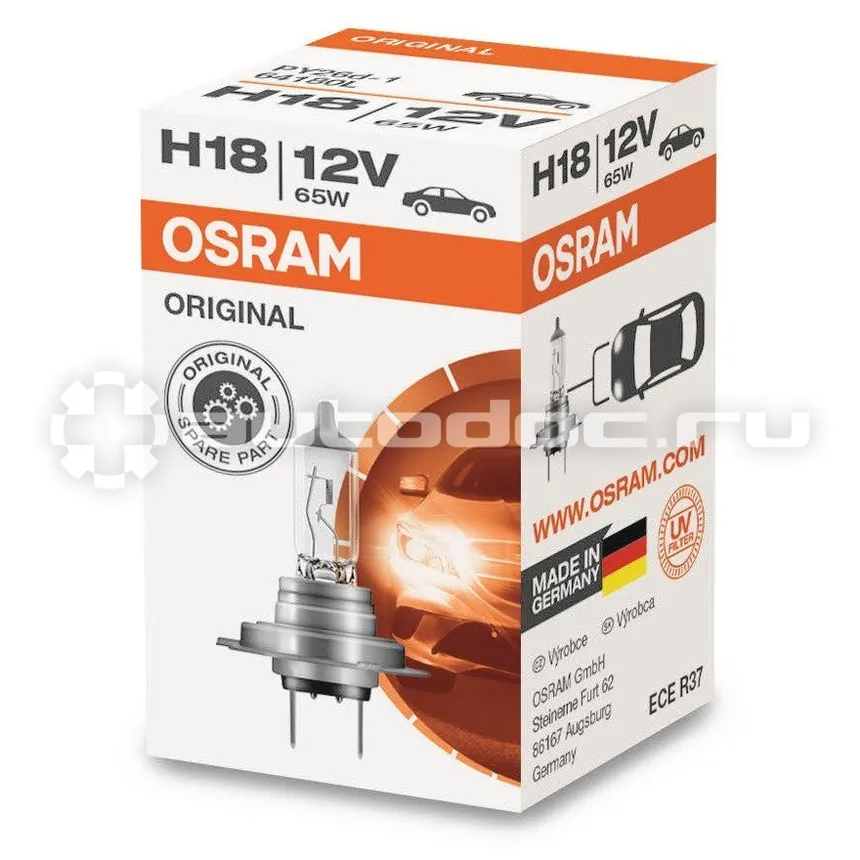 OSRAM Лампа галогеновая H18