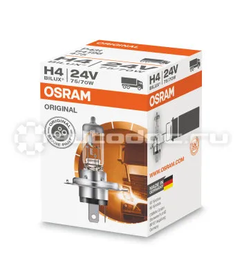 OSRAM Лампа галогенная H4 24V- 75 | 70W (P43t)