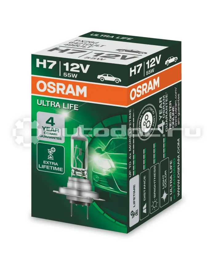 OSRAM Лампа галогеновая H7