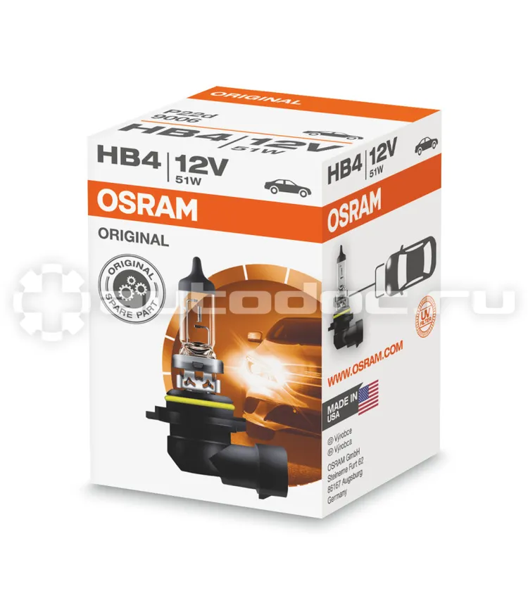 OSRAM Лампа галогеновая HB4