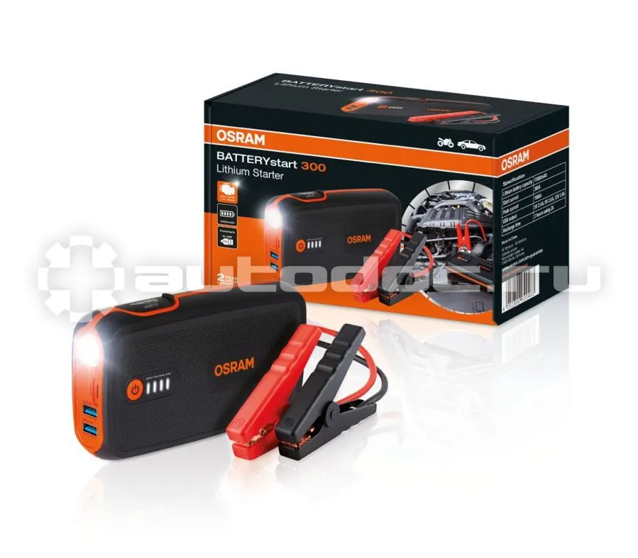 OSRAM Пуско-зарядное устройство BATTERYstart 300