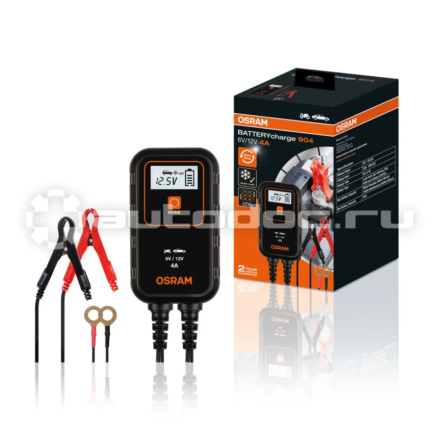 OSRAM Умное зарядное устройство АКБ OSRAM BATTERYcharger 904