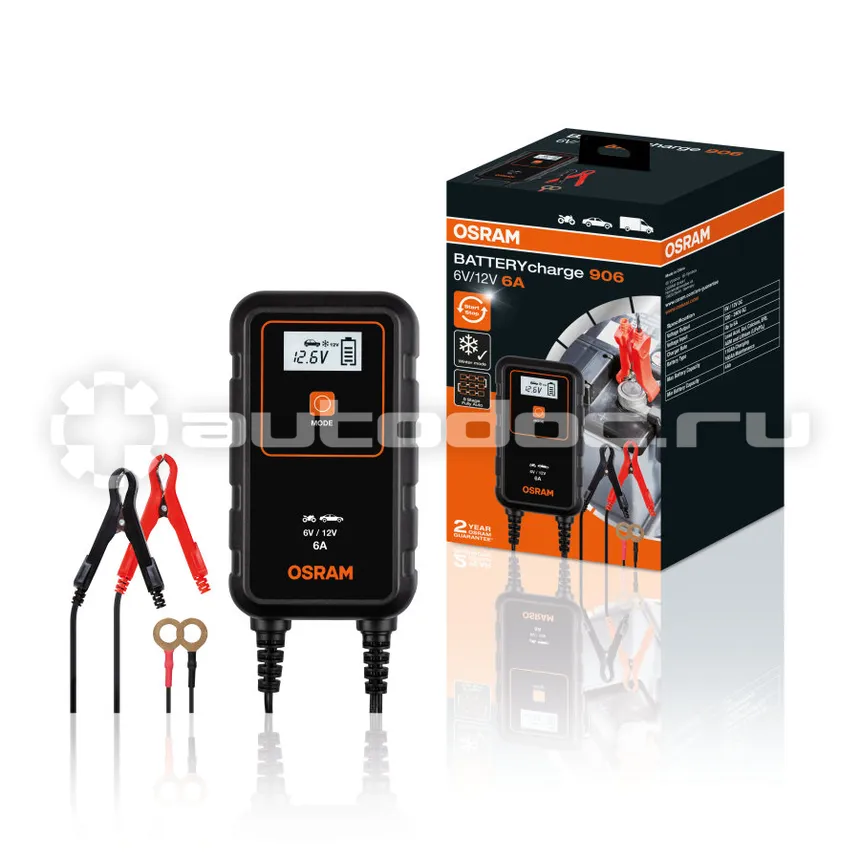 OSRAM Умное зарядное устройство АКБ OSRAM BATTERYcharger 906