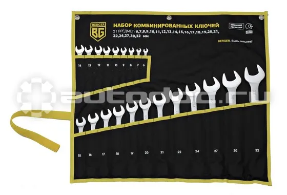 BERGER BG1146 Набор ключей комбинированных