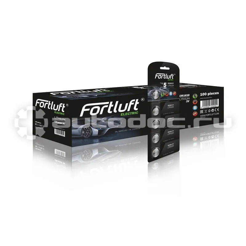 FORTLUFT Батарейки круглые серия Lithium