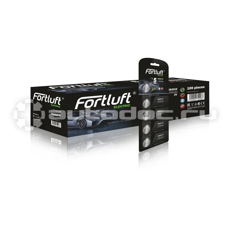 FORTLUFT Батарейки круглые серия Lithium