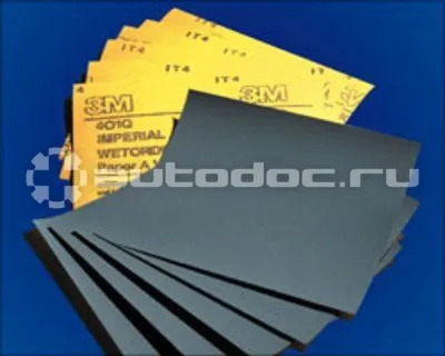 3M 02045 Лист 401Q абразивный, микротонкий, 2500А, 138мм х 230мм