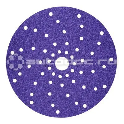 3M Hookit™ 737U 51369 Круг Абразивный c Мультипылеотводом Purple+, 80+