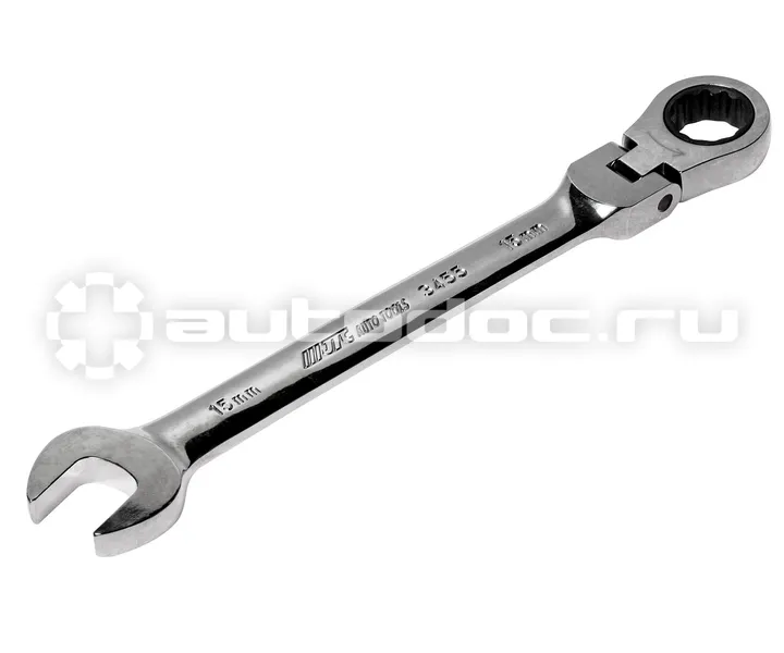 JTC 3455 Ключ комбинированный трещоточный шарнирный