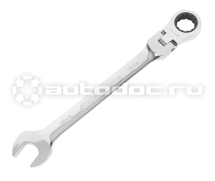 JTC 3458 Ключ комбинированный трещоточный шарнирный