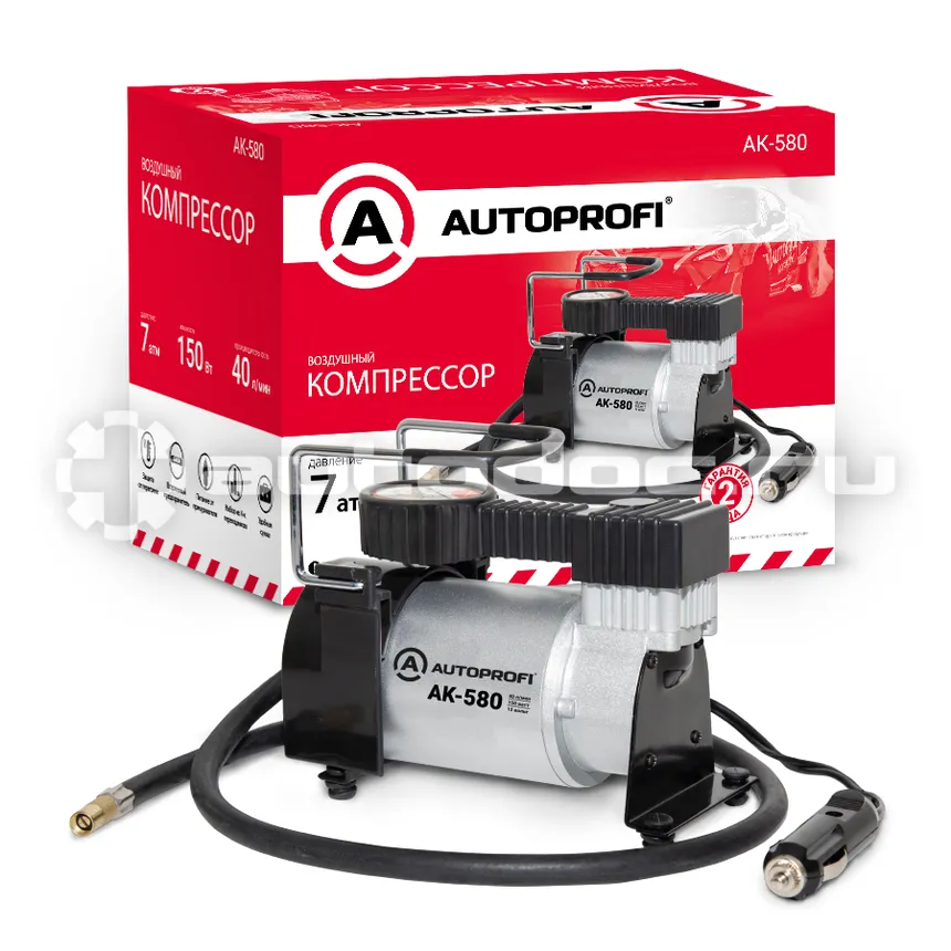AUTOPROFI Автомобильный компрессор AK-580