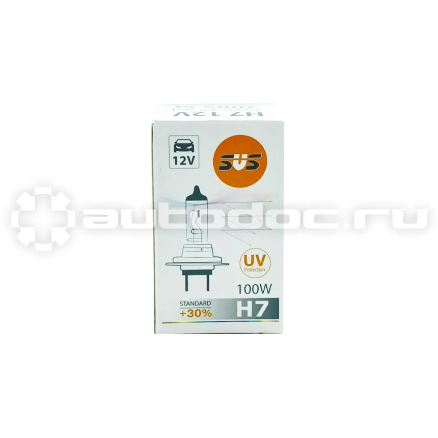 SVS Лампа галогенная SVS H7 12V 100W PX26d Standard +30%