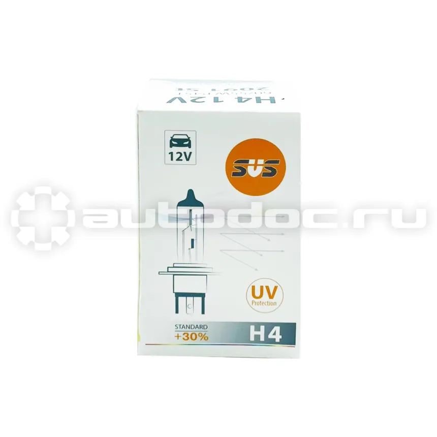 SVS Лампа галогенная SVS H4 12V 60 | 55W P45TStandard +30%