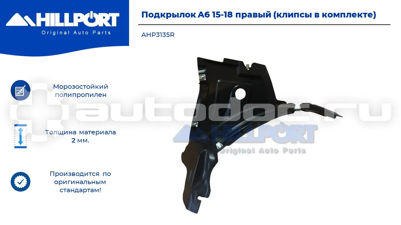 Подкрылок правый