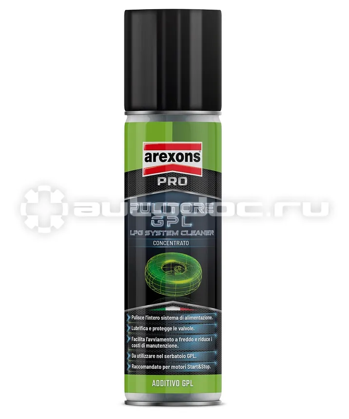 AREXONS PULITORE IMPIANTO GPL Очиститель топливной системы автомобиля на сжиженном газе
