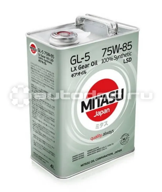 MITASU LX GEAR OIL GL-5 75W-85 LSD