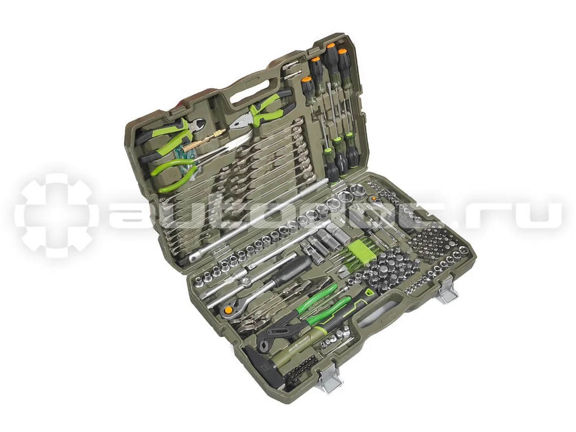 ДЕЛО ТЕХНИКИ Набор головок 1/4", 1/2" с инструментом
