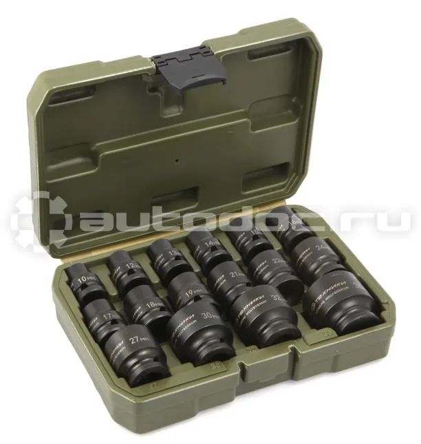 ДЕЛО ТЕХНИКИ Набор головок ударных 1 | 2", 16 штук