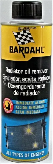 BARDAHL RADIATOR OIL REMOVER Присадка в систему охлаждения для удаления масла