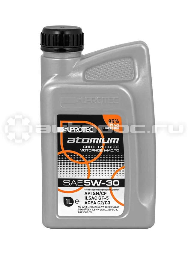 SUPROTEC ATOMIUM 5W-30 С2/С3 PAO+Esters