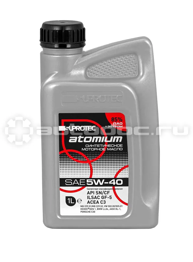 SUPROTEC ATOMIUM 5W-40 С3 PAO+Esters