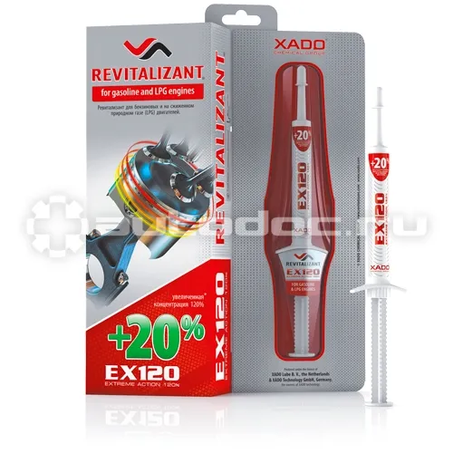 XADO Ревитализант EX120 для бензиновых двигателей