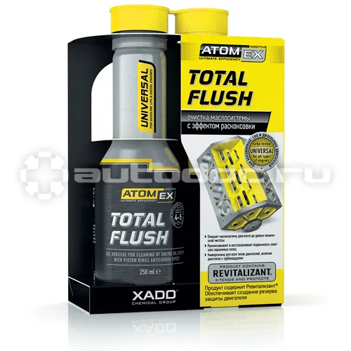 XADO ATOMEX TOTAL FLUSH Очиститель маслосистемы двигателей