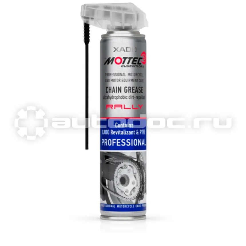 XADO MOTTEC DIRT-REPELLENT CHAIN GREASE RALLY Смазка для цепей грязеотталкивающая