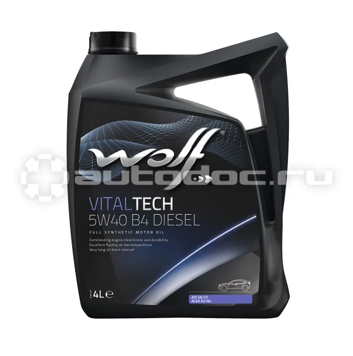 WOLF VITALTECH 5W-40 B4 DIESEL