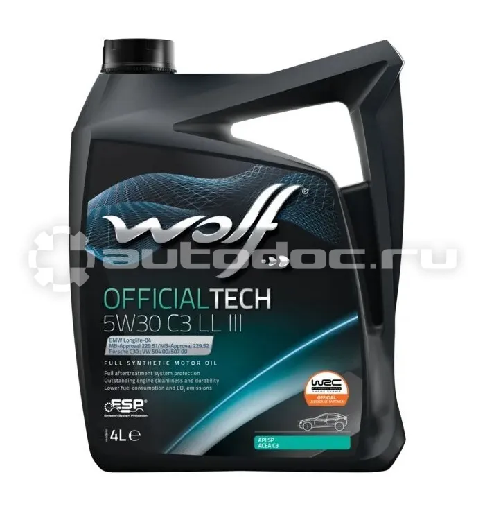 WOLF OFFICIALTECH 5W-30 C3 LL III