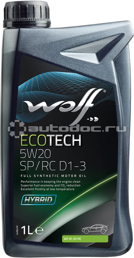 WOLF ECOTECH 5W20 SP | RC D1-3