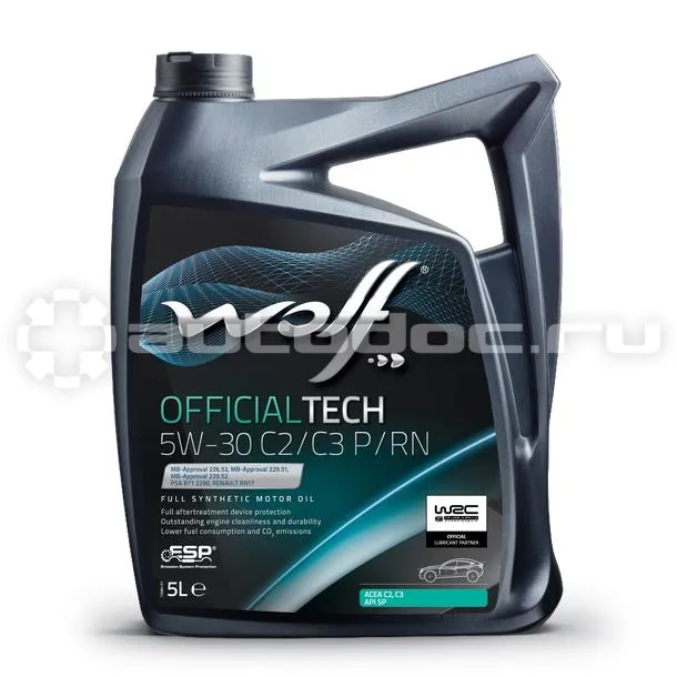 WOLF OFFICIALTECH 5W30 C2 | C3 P | RN