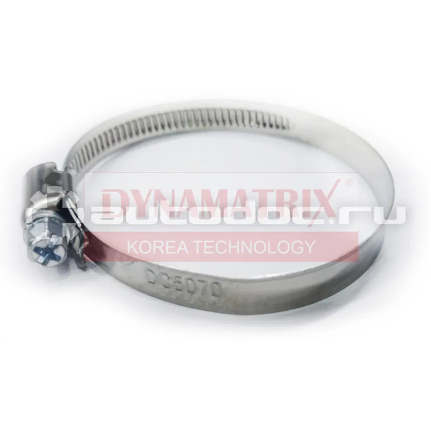 DYNAMATRIX Хомут червячный 50-70 | 9 металлический