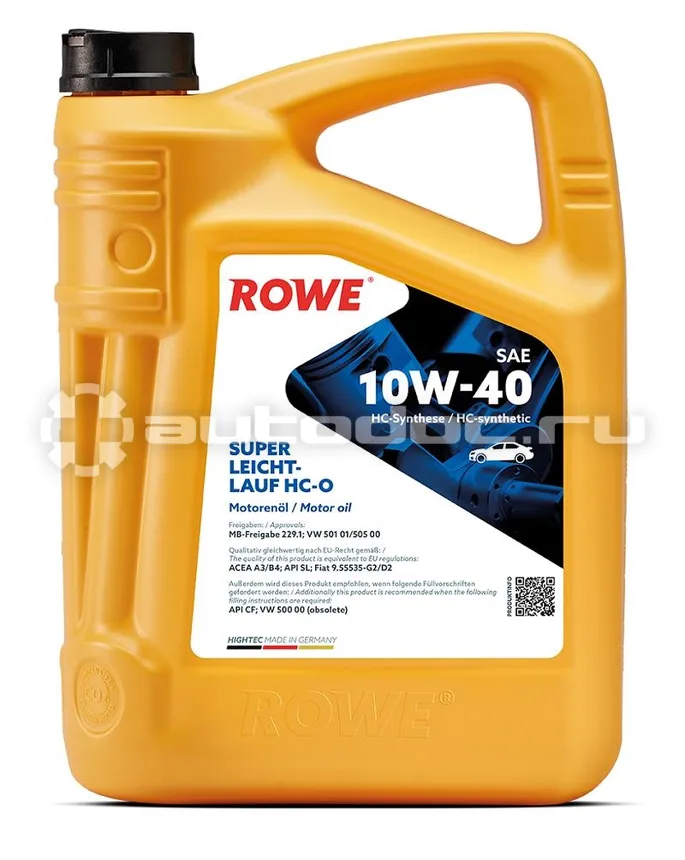 ROWE HIGHTEC SUPER LEICHTLAUF SAE 10W-40 HC-O