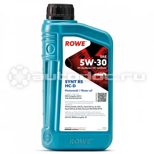 ROWE HIGHTEC SYNT RS SAE 5W-30 HC-D