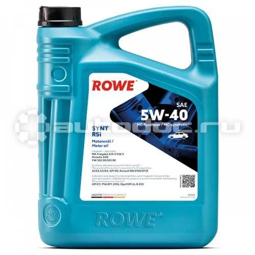 ROWE HIGHTEC SYNT RSI SAE 5W-40
