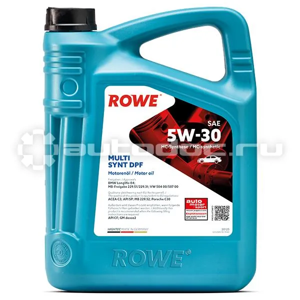 ROWE HIGHTEC MULTI SYNT DPF SAE 5W-30