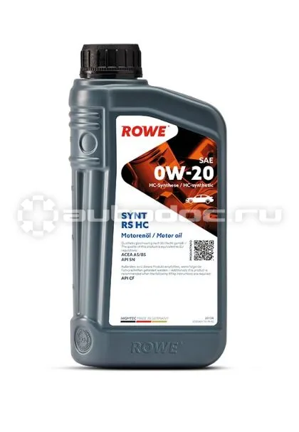 ROWE HIGHTEC SYNT RS HC SAE 0W-20 ACEA A5 | B5