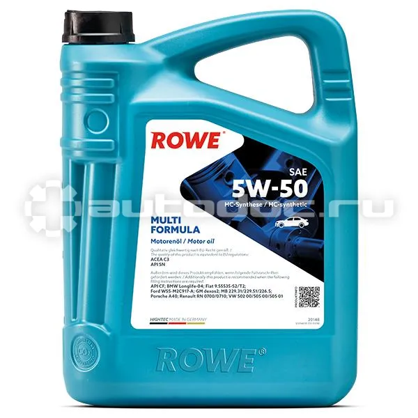 ROWE HIGHTEC MULTI FORMULA SAE 5W-50