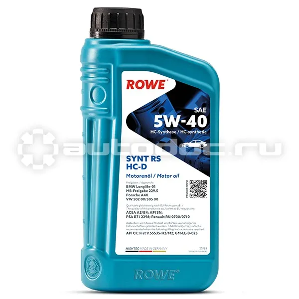 ROWE HIGHTEC SYNT RS HC-D SAE 5W-40