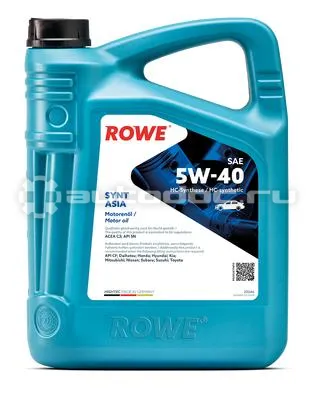 ROWE HIGHTEC SYNT ASIA SAE 5W-40