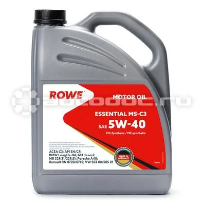 ROWE ESSENTIAL SAE 5W-40 MS-C3