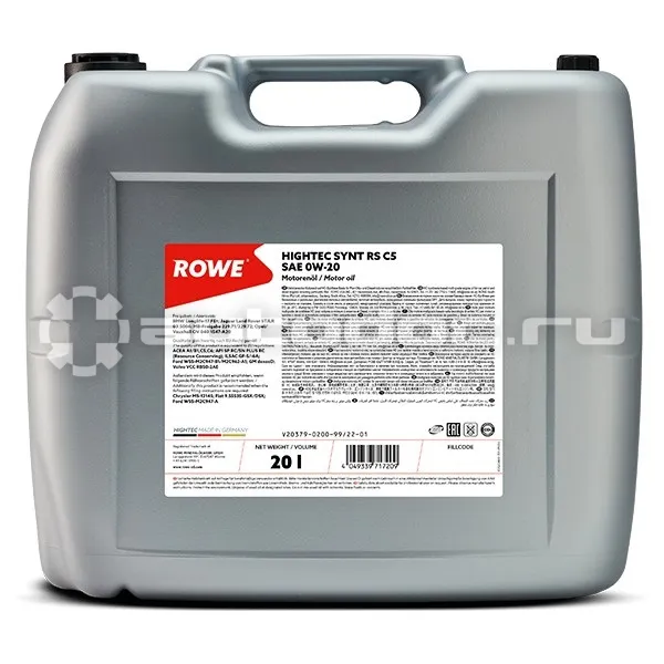 ROWE HIGHTEC SYNT RS C5 SAE 0W-20